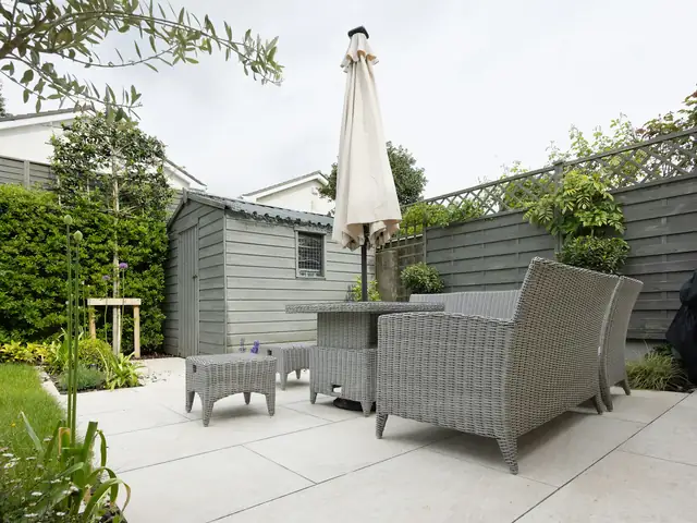 Salon de jardin sur la terrasse